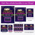 glow in the dark party invitations